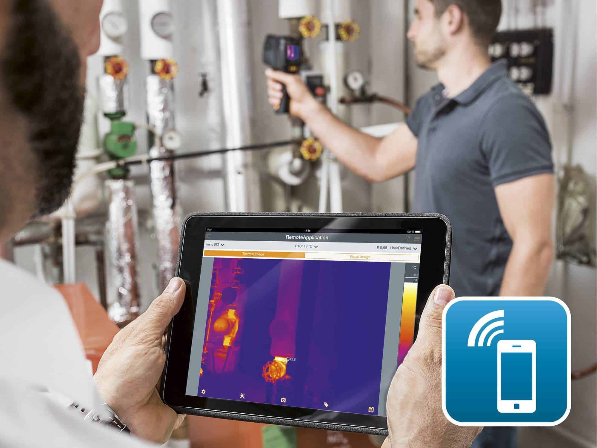 testo 872s - Thermal imager (320 x 240 pixels, App, laser) - Image 4