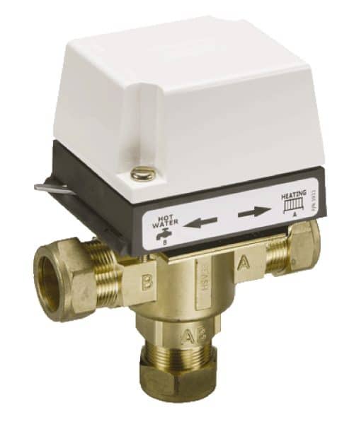Danfoss H Series HS3 3 port valve 22mm