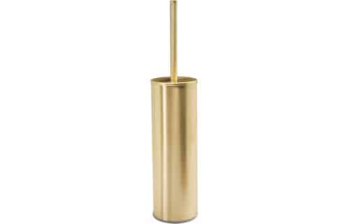 Coral Wall Mounted Toilet Brush Holder - Brushed Brass