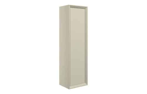 Wave 345mm Wall Hung 1 Door Tall Unit - Matt Cotton