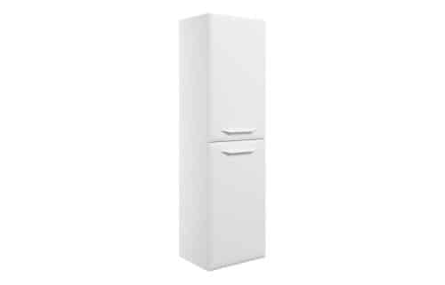 Penni 400mm Wall Hung 2 Door Midi Boy Unit - Matt White