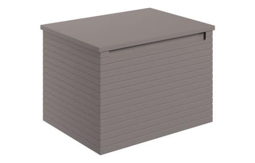 Old Harry 610mm Wall Hung 1 Drawer Basin Unit & Worktop - Matt Taupe