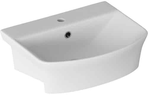 Beni 500x400mm 1TH Semi Recessed Basin