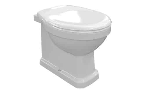Benue Back To Wall WC & Soft Close Seat w/Chrome Finishes