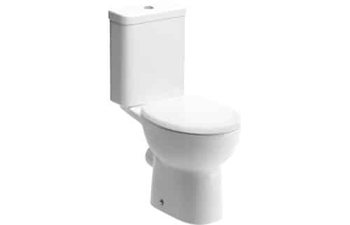 Arkansas Close Coupled Open Back WC & Soft Close Seat