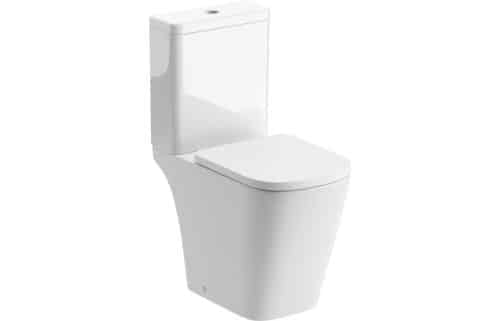 Magdalena Rimless Close Coupled Open Back Short Projection WC & Soft Close Seat