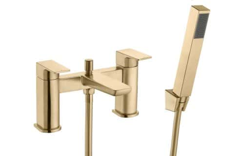 Ellen Bath/Shower Mixer - Brushed Brass