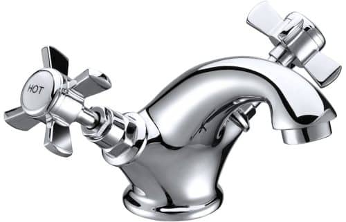 Waver Basin Mixer & Waste - Chrome