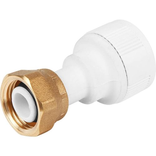 Hep2O Strt Tap Connector Brass Nut