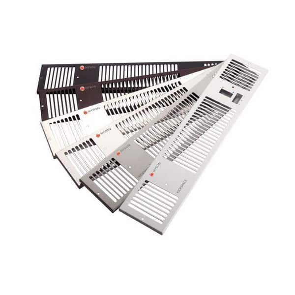 Myson Kickspace 600 grille 550 x 101mm Stainless Steel