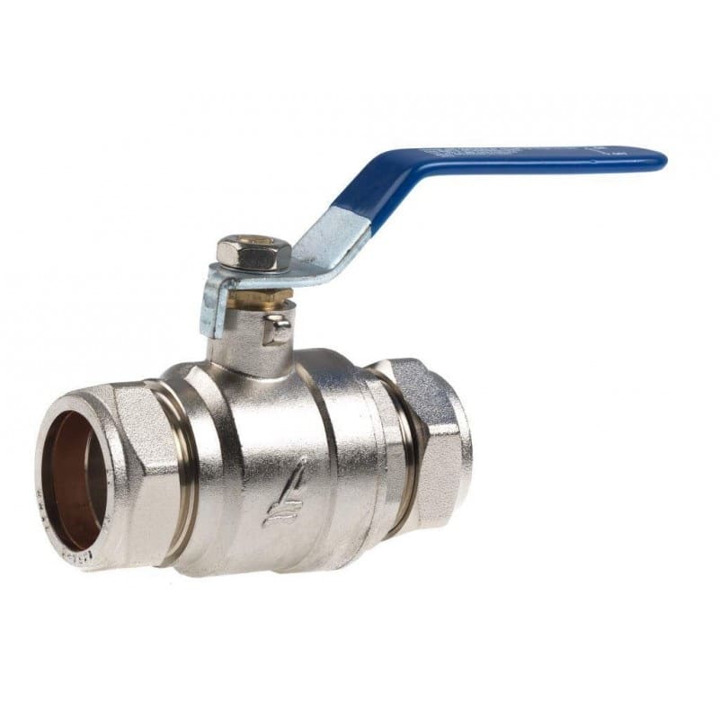 28mm lever ball valve (red & blue)