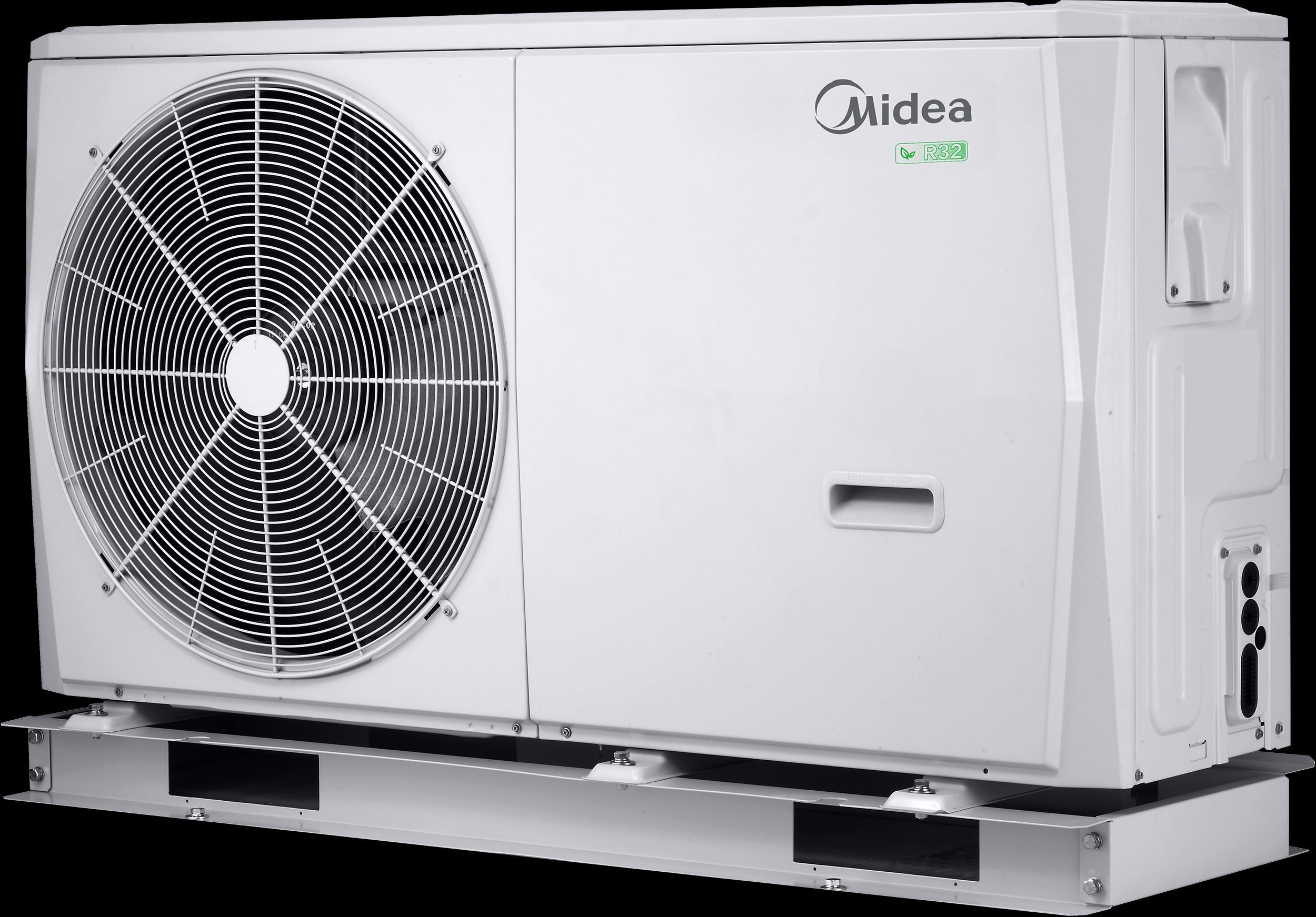 Midea Heatpump for Heating & Hot Water & Pre-Plumbed Heat Pump Unvented Cylinder