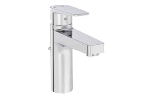 VitrA Flow Square Large Basin Mixer w/Waste Lever - Chrome
