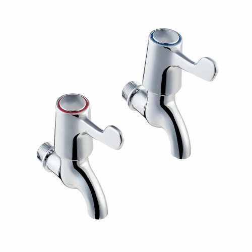 Lever action bib taps