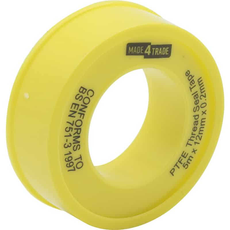 Gas 12mm x 5M PTFE Thread Seal Tape (Pack Of 10)