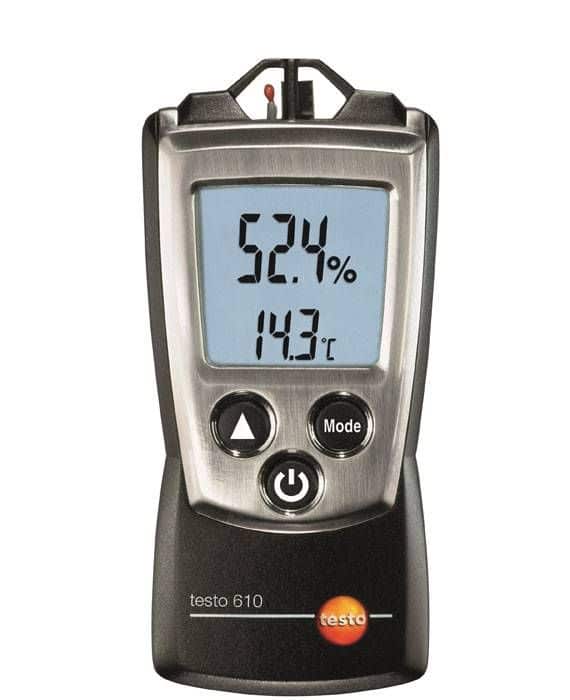 testo 610 - Compact Humidity/Temperature Meter