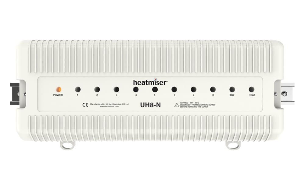 Heatmiser UH8N 8 zone wiring box (12v)